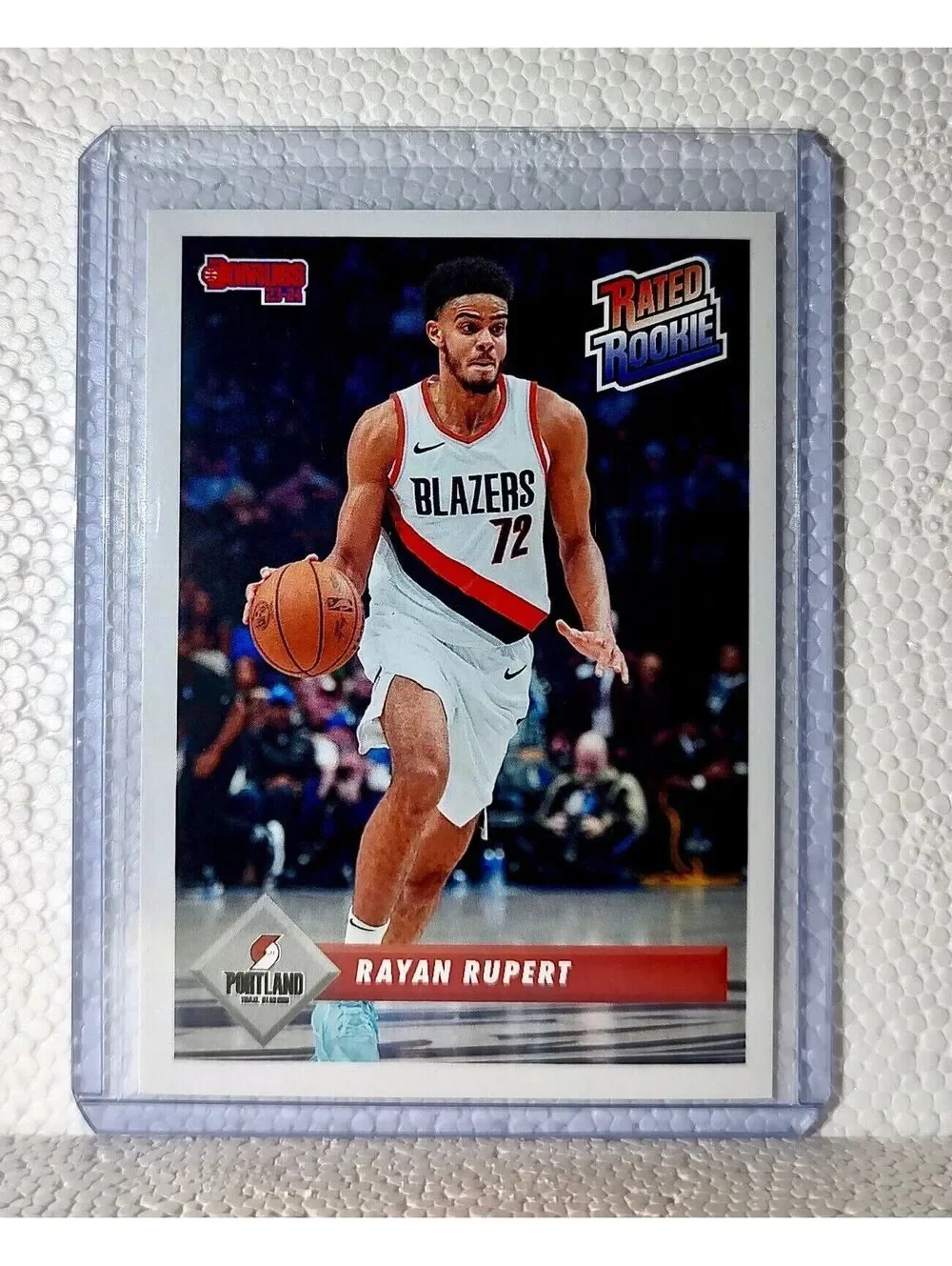 Rayan Rupert 2023-24 Panini NBA #31 Rated Rookie Retro Card Trail Blazers 1/715